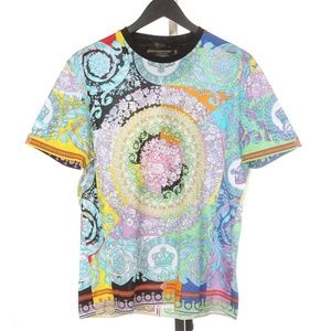 Versace NWT Barocco Mosaic Floral Print T Shirt, S